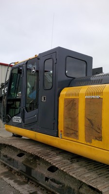 Excavator cab modification